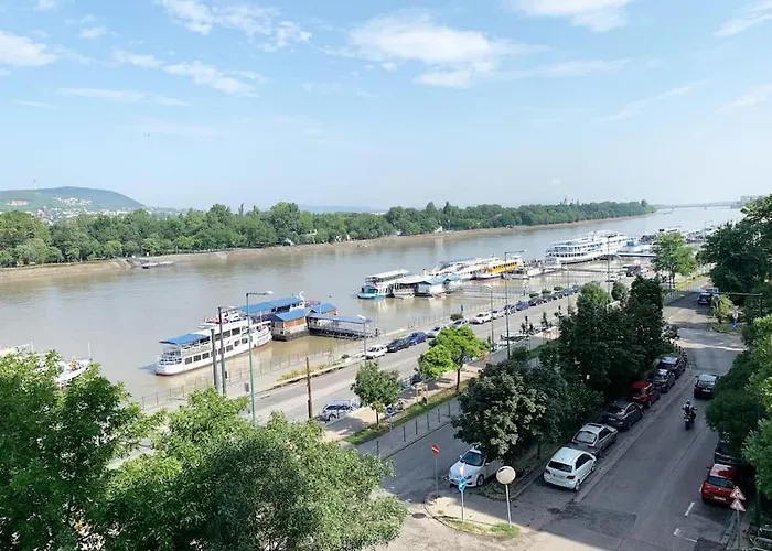 Unique View On Danube, Margaret Island, Buda Hills